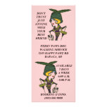 DOG WALKING SERVICE PET SITTING INFO Rack Cards