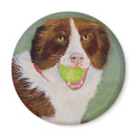 Dog With Ball Magnet