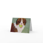 Dog With Ball Notecard
