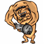 Dog with Machine Gun Photo Cutouts