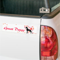 Dogge Autoaufkleber mit Text