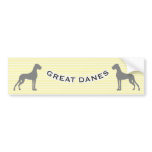 Doggenautoaufkleber bumper stickers