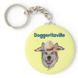 Doggeritaville Dog Hat keychains