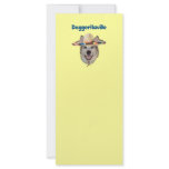 Doggeritaville Dog Hat rack cards