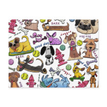 Doggie Collage Postcards