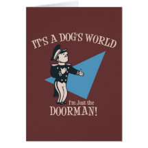 Doggie Doorman Card