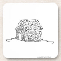 DOGGIE HOUSE - MINIFACES cork coasters