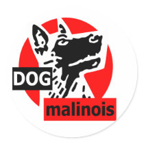 dogma rouge autocollants