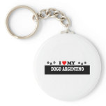 DOGO ARGENTINO KEYCHAIN
