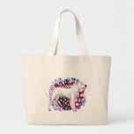 Dogo Argentino Patriot Tote Bags