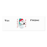 Dogo Argentino Paws Gift Tags business cards