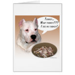 Dogo Argentino Turkey Greeting Card