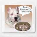 Dogo Argentino Turkey mousepads
