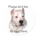 Dogo BSL - Don't ban my best friend sticker