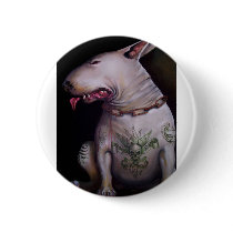 Dogs eat cats buttons