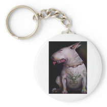 Dogs eat cats keychains