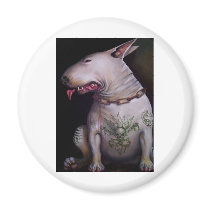 Dogs eat cats magnets