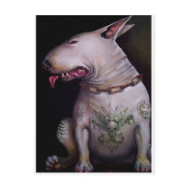 Dogs eat cats postcards