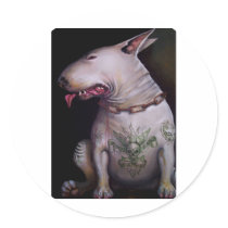 Dogs eat cats stickers