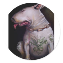 Dogs eat cats stickers