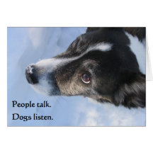 Dogs Listen, Vol. II Greeting Cards