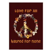 Dogs Of Peace Personalised Invitation