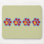 Dogs (Paw Print) mousepads