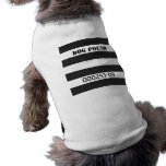 Dog's Prisoner Uniform pet clothing