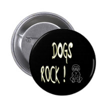 Dogs Rock! Button