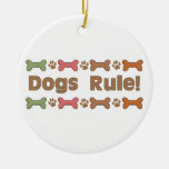 Dogs Rule Christmas Tree Ornaments