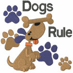 Dogs Rule! Embroidered Sweatshirt