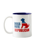 DOGS VOTE REPUBLICAN mugs