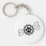 DogsRule_Logo_Bone Keychains