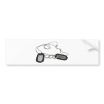 DogTagWeddingRings053110 bumper stickers