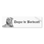 Dogue de Bordeaux bumper sticker