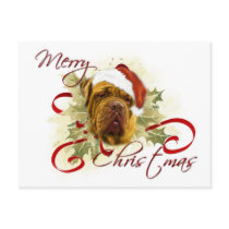 Dogue de Bordeaux Christmas Postcards