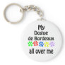 Dogue de Bordeaux Walks Keychain