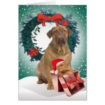 Dogue De BordeauxChristmas Gift Cards