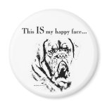 Dogue Happy Face Fridge Magnet
