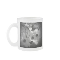 Dogwood Blossoms Bk-Wh-V Coffee Mug