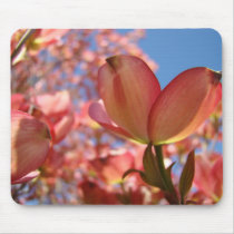 DOGWOOD PINK FLOWERS MOUSE PADS MOUSEPAD
