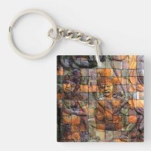 Doi Inthanon Chedi Carved Tiles 2 Keychain
