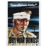 Doing All You Can, Brother? Buy War Bonds Flyers