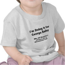 Doing It For George Bailey -- Occupy Wall Street Tshirt