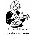 Doing it the old fashioned way t-shirts