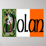 Dolan Celtic Dragon Print