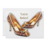 Dolce Golden Bows Pumps Invite