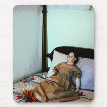Doll on Four Poster Bed Mouse Mat
