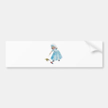 Doll Pitcher Bumper Sticker
