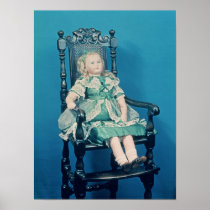 Doll, probably made by Charles Marsh, 1865 Posters